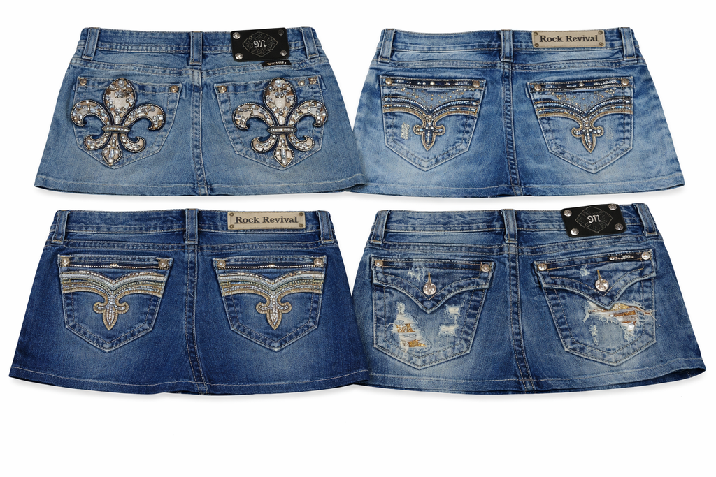 CR7102 Rework Mix Branded Skirts