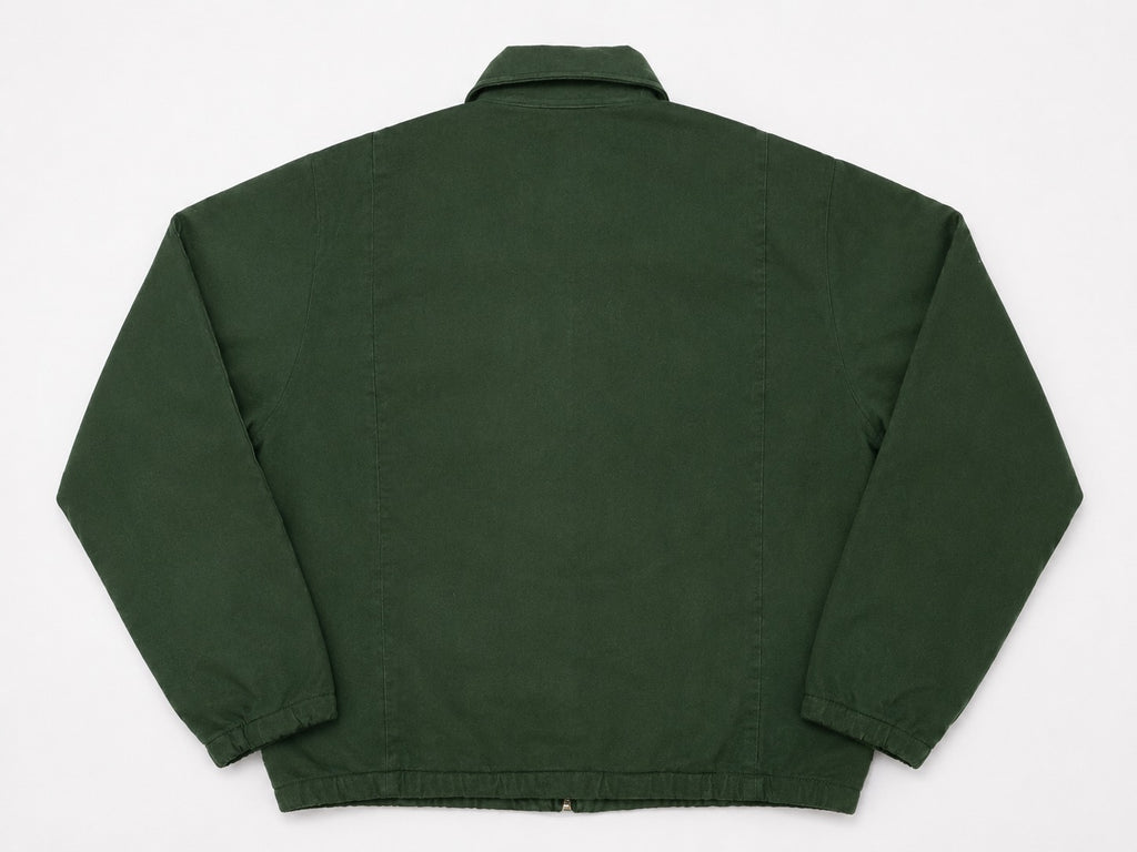 CR2221 UPCYCLED CARHARTT FITTED WORKWEAR ZIP JACKET