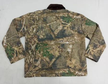 CR1224 Upcycled Camo Workwear Zip Jacket