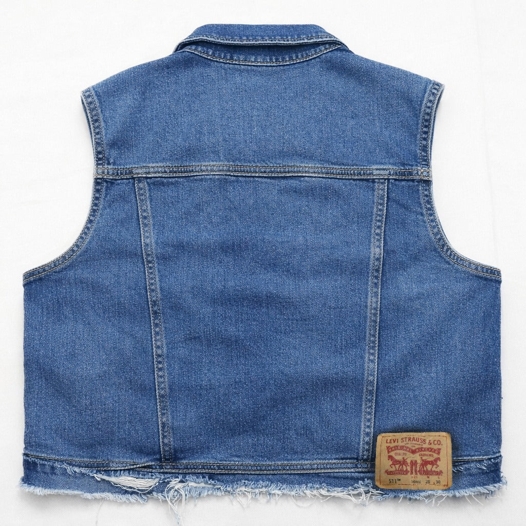 CR42 Upcycled Cropped Vest