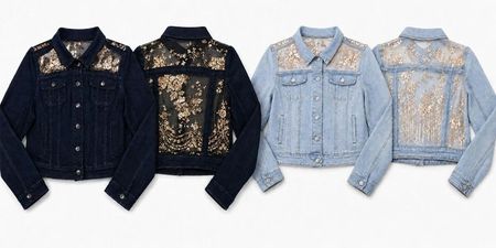 CR1766 Upcycled Embellished Denim Jacket