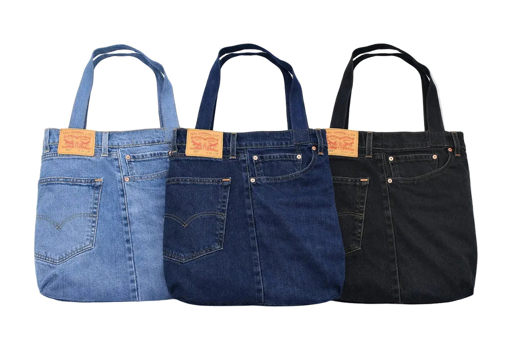 CR1272 Upcycled Denim Tote Bag