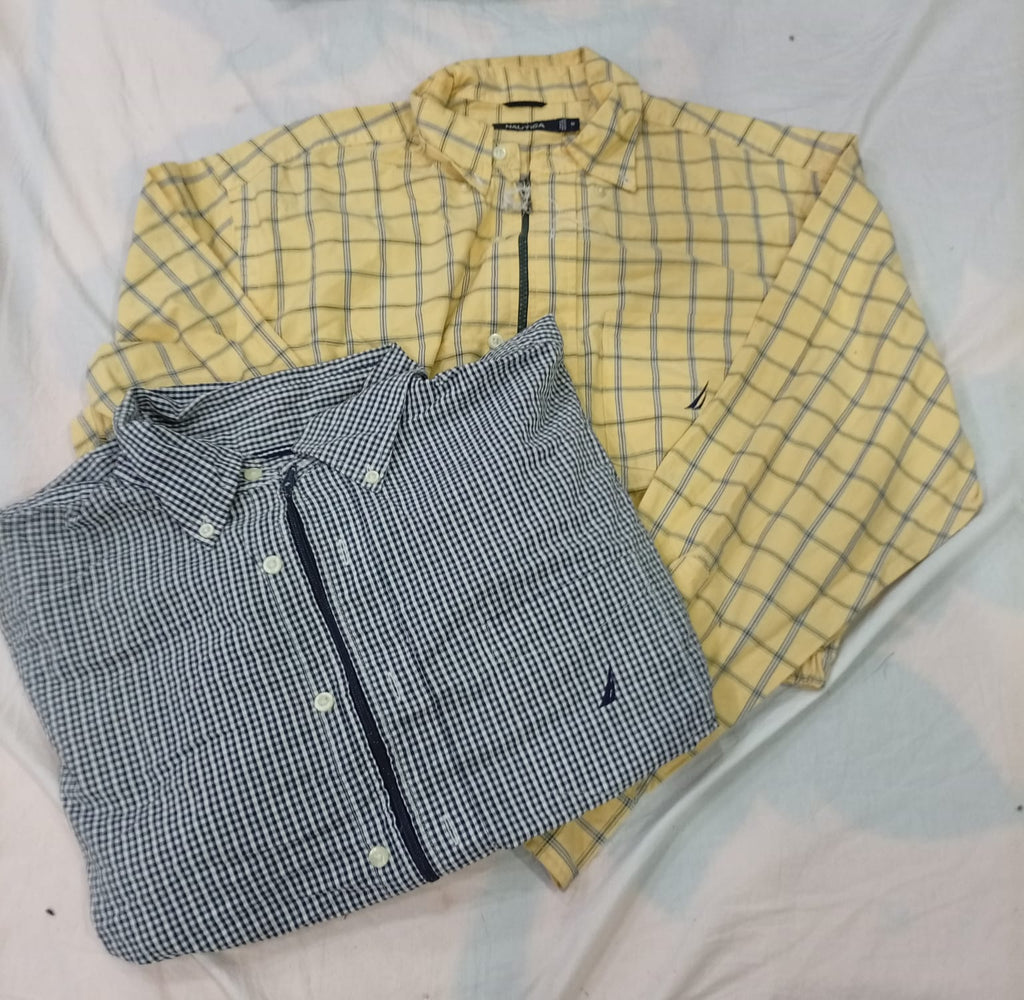 CR11699 Upcycled Tommy Hilfiger and Nautica Crop Tops