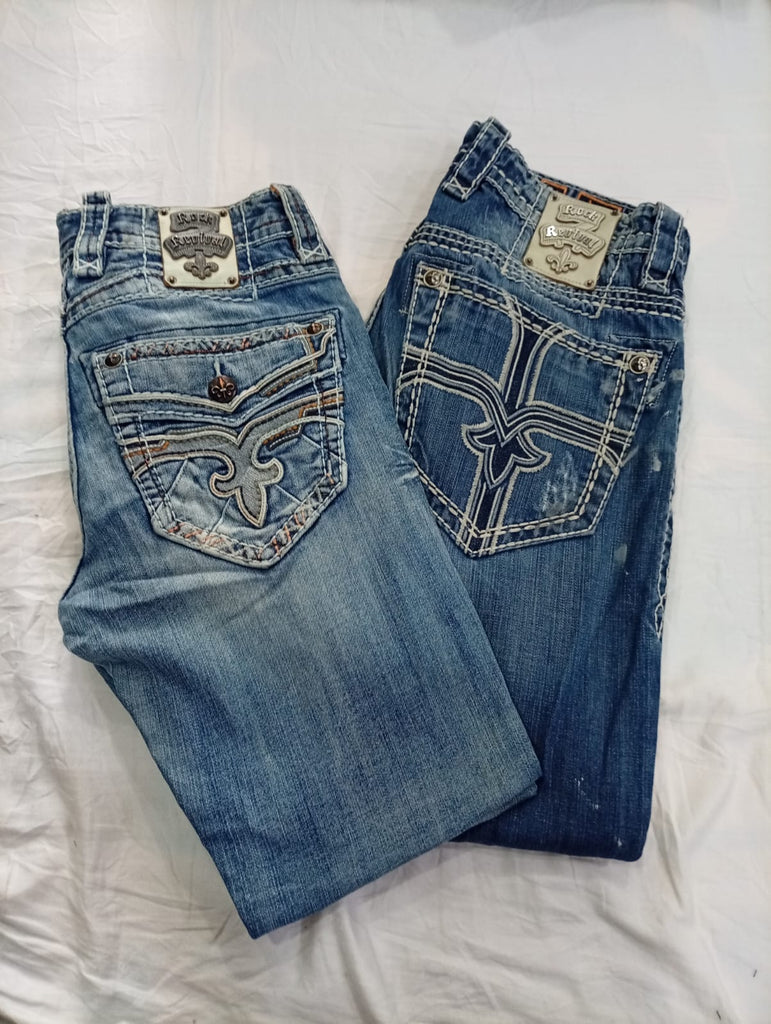 CR12710 Vintage Rock Revival Men’s Jeans
