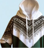 CR689 REWORKED MEN HOOD WITH SWEATER INSERT