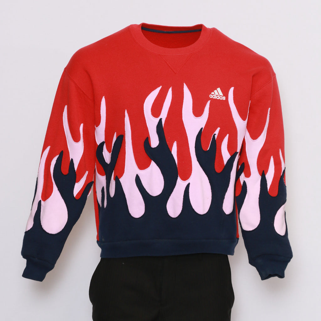 Reworked Branded Grade A Flame Sweatshirt