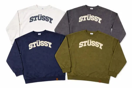CR1096 - Rework Style Stussy-Inspired Print Sweatshirt