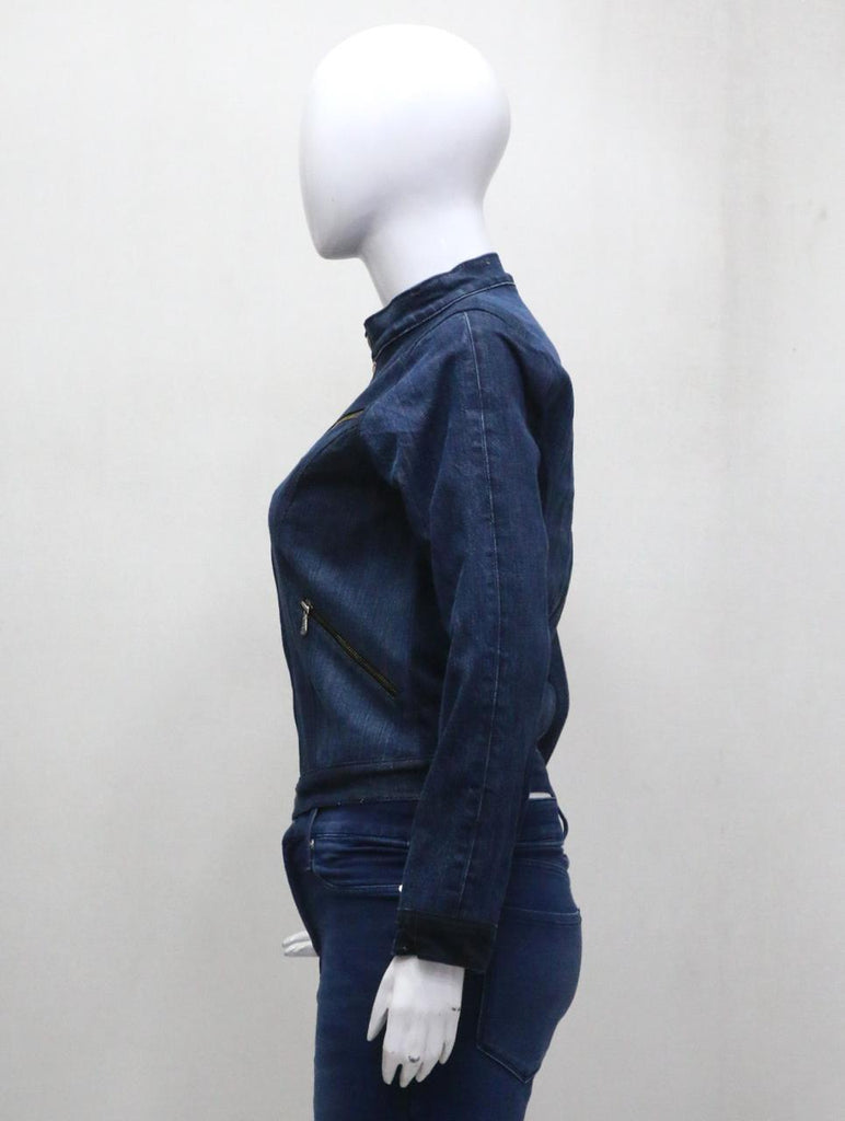 CR1353 Carhartt Rework Denim Biker Jacket