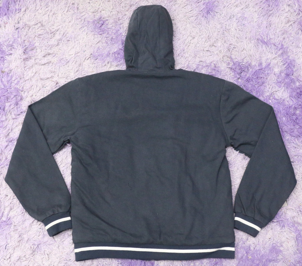 CR1440 Upcycled Hooded Workwear Jacket with Plaid Lining