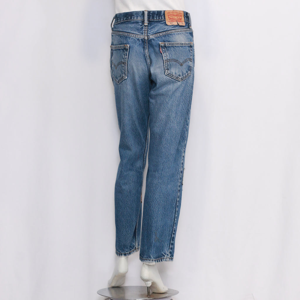 CR065 Reworked Patchwork Denim Pants for Men