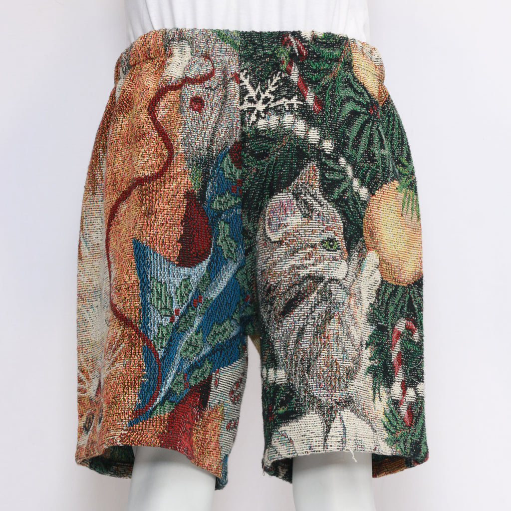 CR022 Stylish Reworked Fleece Blanket Shorts