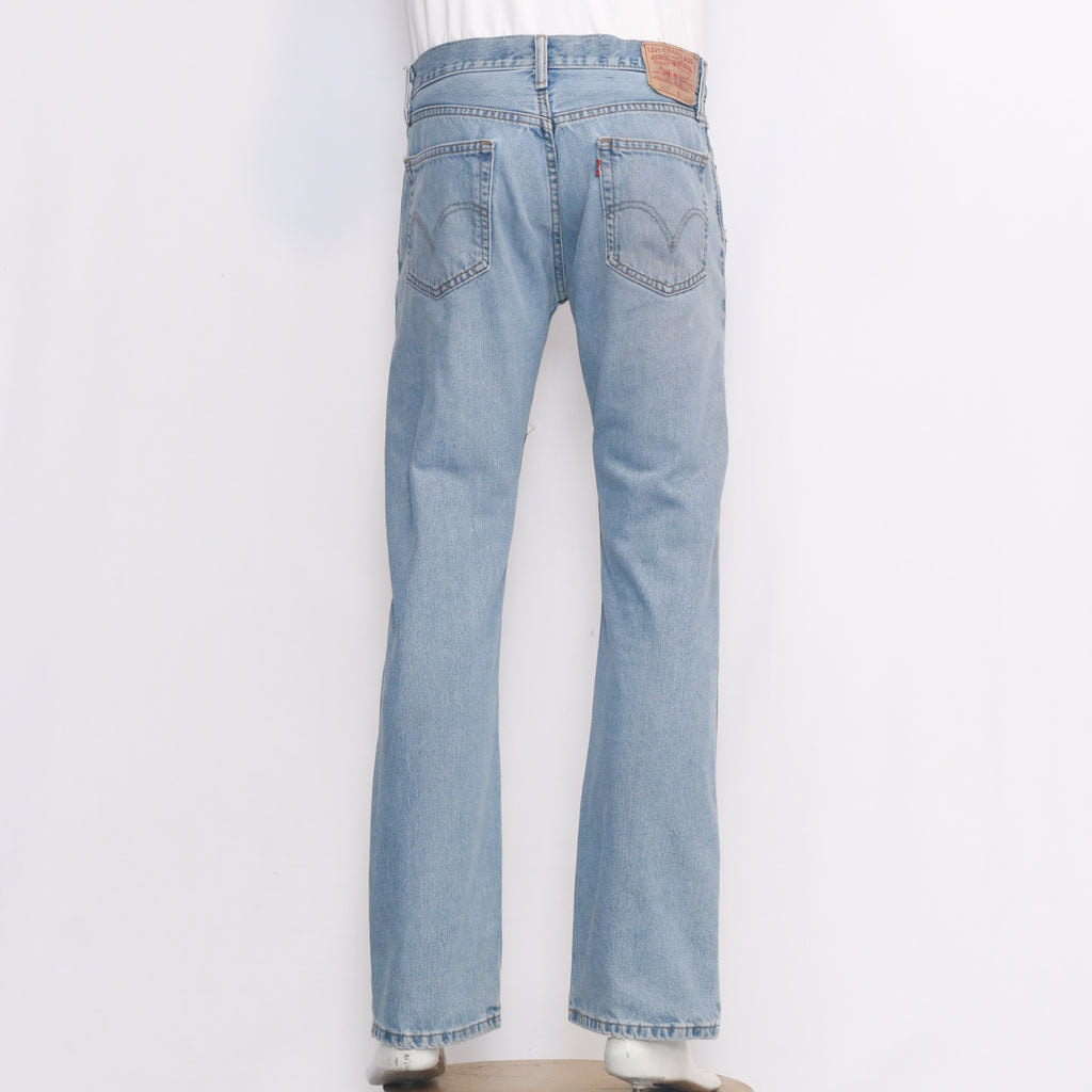 CR084 Trendy Pair Of Reworked Denim Pants Contrast Panels