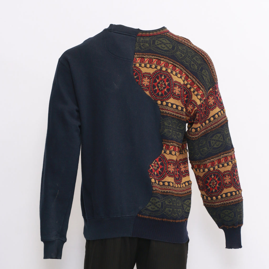 CR019 Men Reworked Branded Sweatshirt
