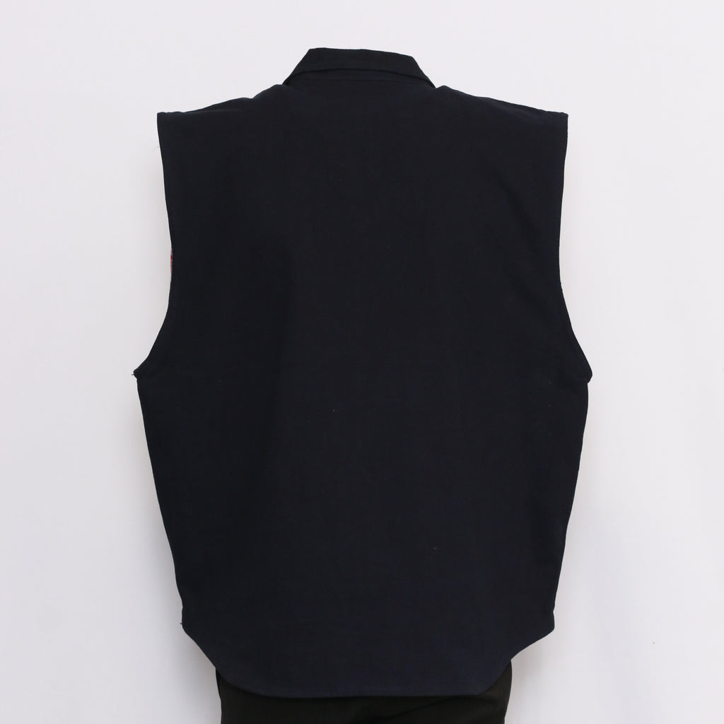 CR350 Reworked Carhartt Men's Sleeveless Denim Vests