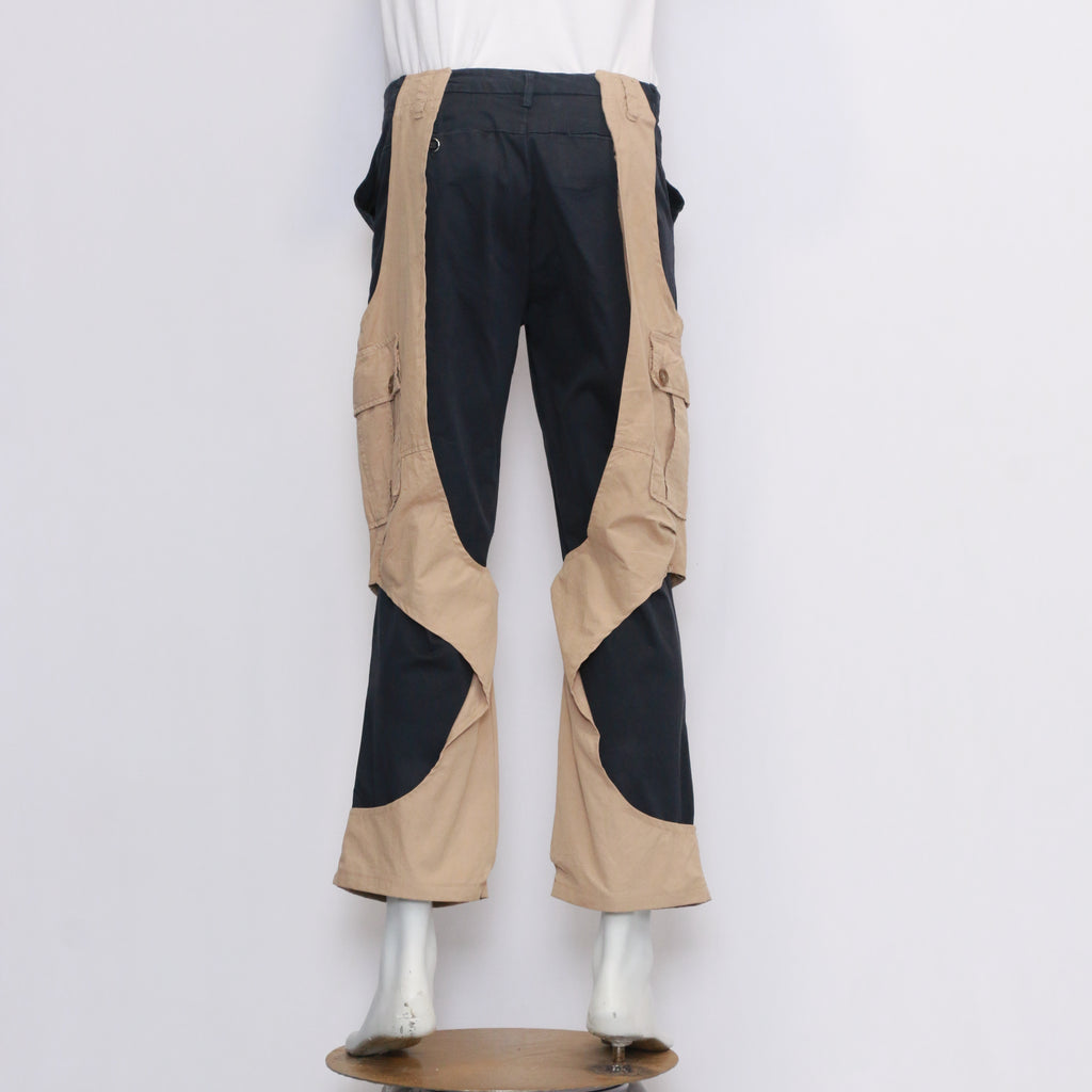 CR9101 Reworked Double Layer Cotton Cargo Pants