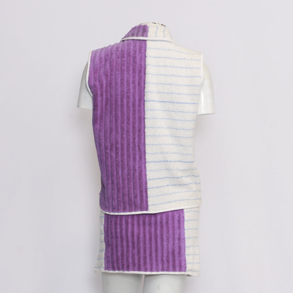 CR874 Summer Style Ladies Beachwear Towel Blouse and Skirt