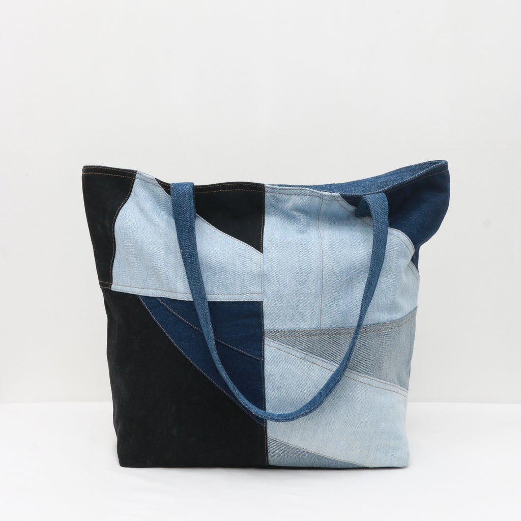CR8865 Reworked Ladies Denim Hand Bags