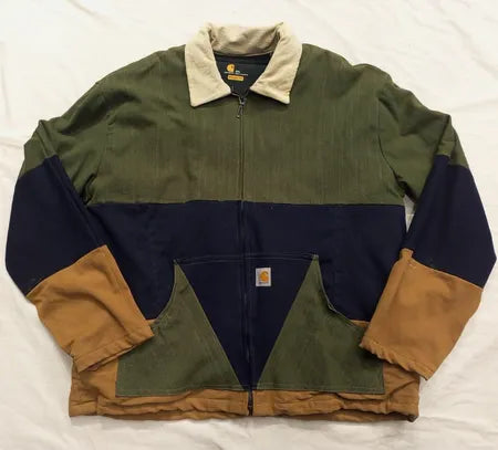 CR15 Upcycled Carhartt Earth Tone Jacket