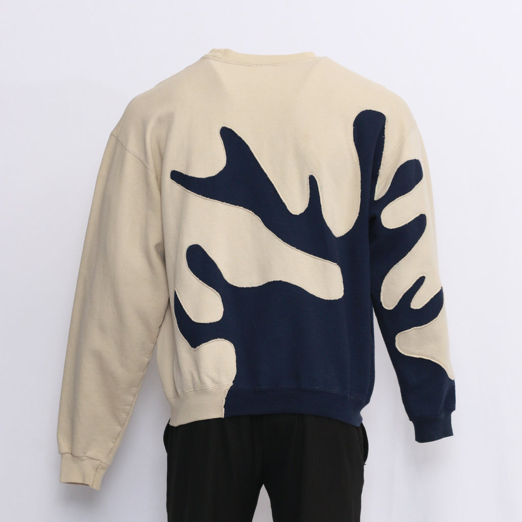 CR258 Reworked Branch Pattern Branded Sweatshirts