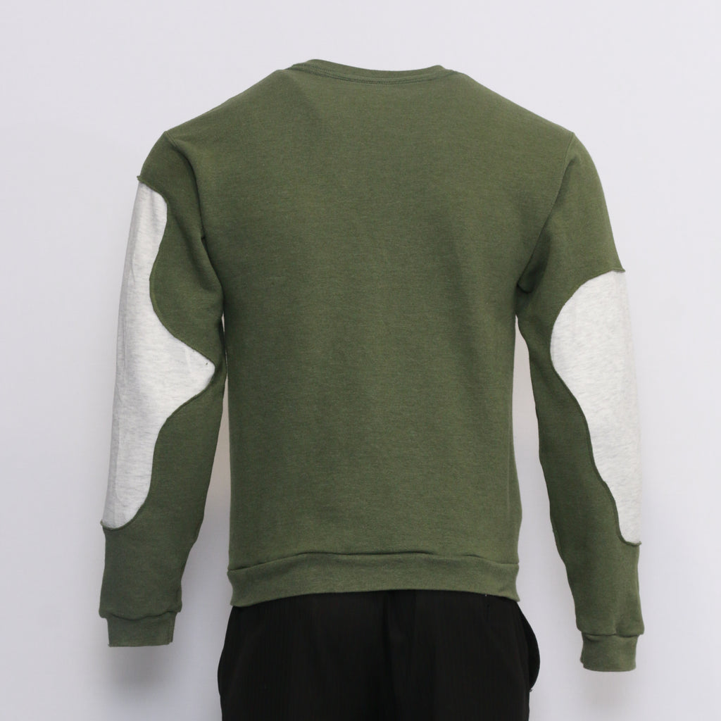CR614 Reworked Men's Nike Logo Base Fabric Sweatshirt