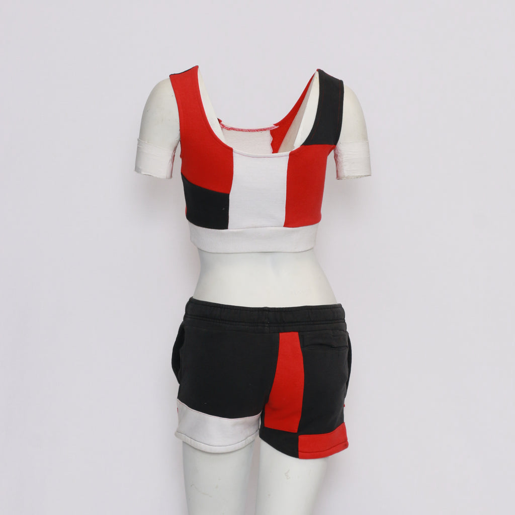 CR9100 Reworked Elegant Two Piece Top and Shorts