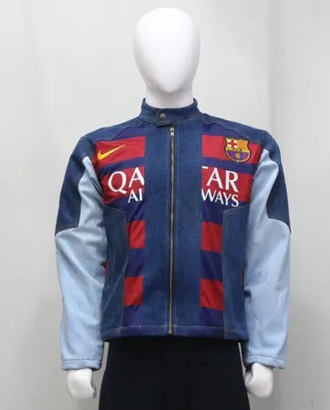 CR1424 Upcycled Denim Jacket