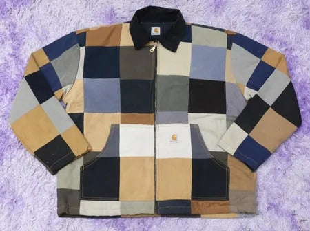 CR1455 Upcycled Patchwork Jacket