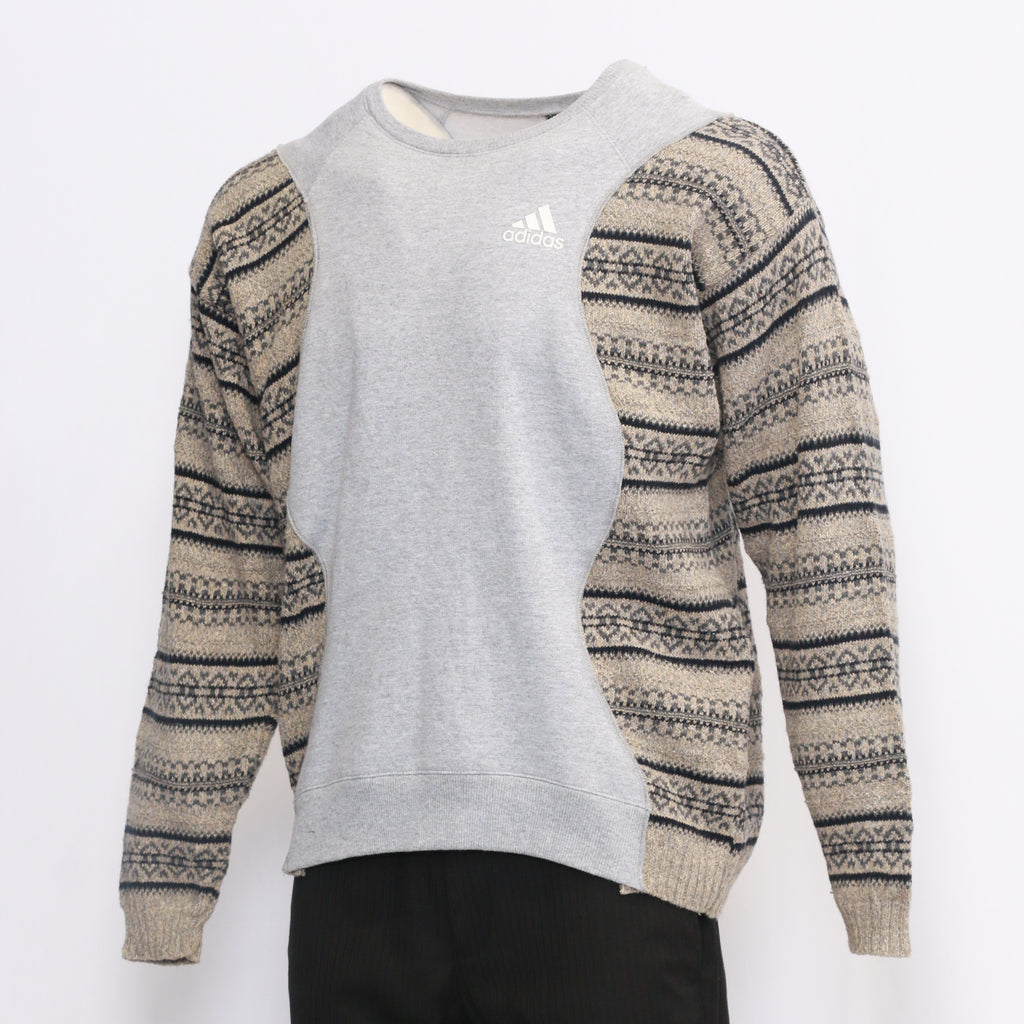 CR923 Reworked Branded Men's Center Contrast Sweatshirts