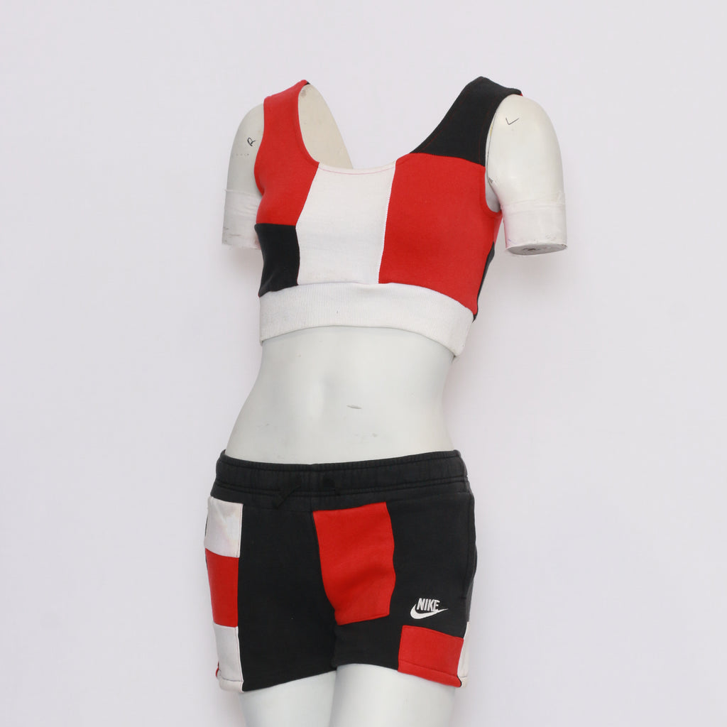CR9100 Reworked Elegant Two Piece Top and Shorts
