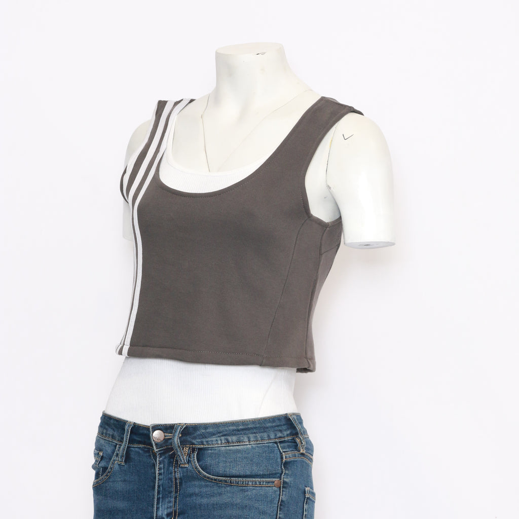 CR333 Ladies Elegant Reworked Three Stripe Blouse