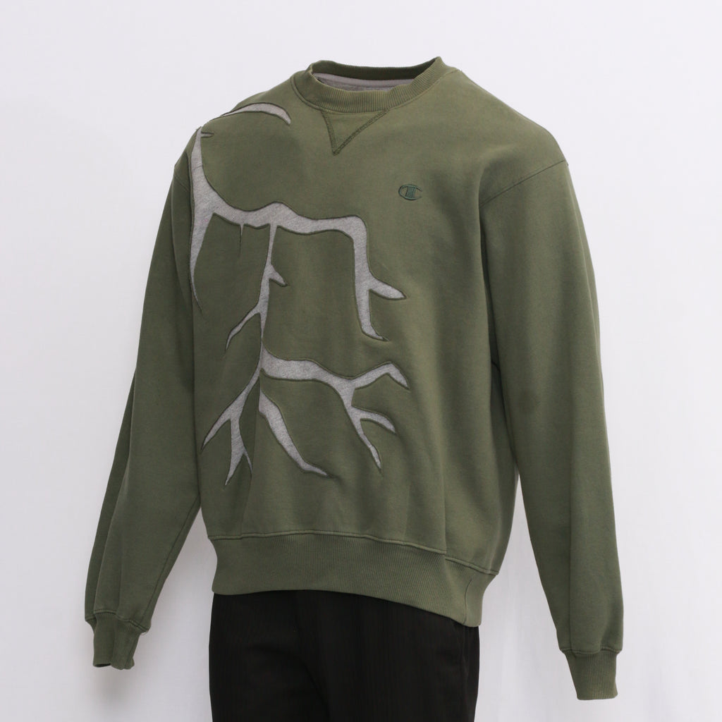 CR167 Cracked Reworked Branded Elegant Design Sweatshirts