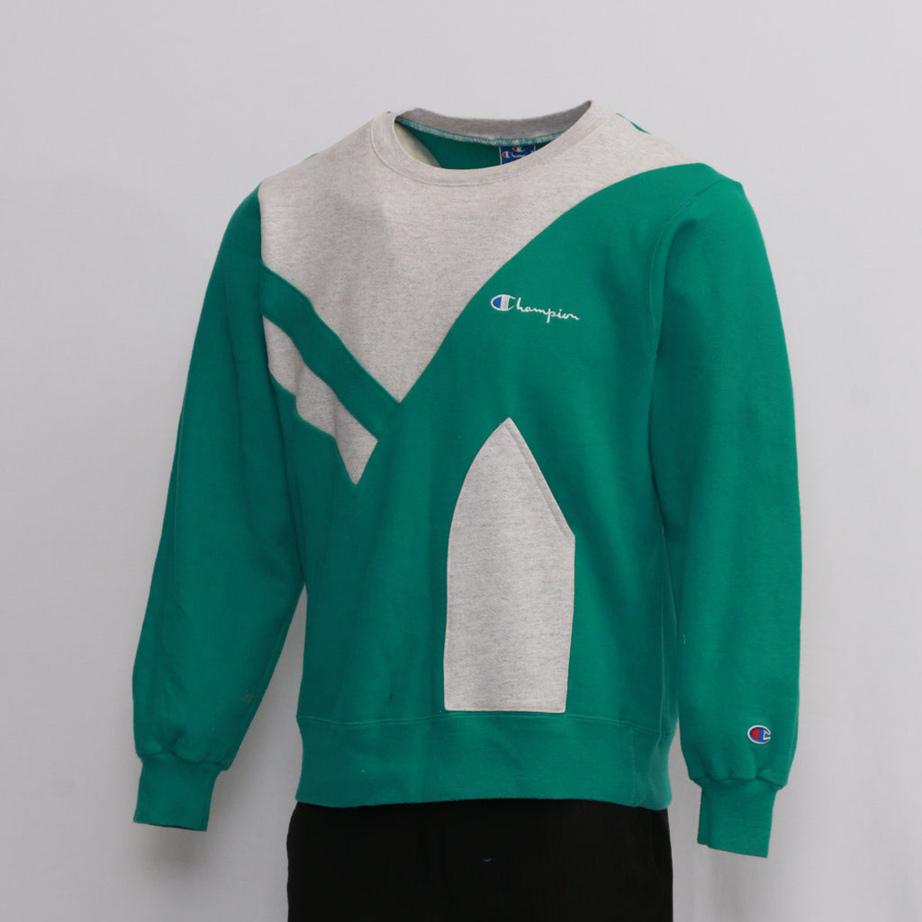 CR242 Branded Reworked Dynamic Contrast Panel Sweatshirt