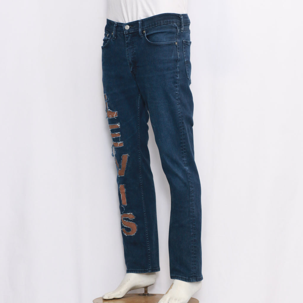 CR066 Reworked Patchwork Denim Pants For Ladies