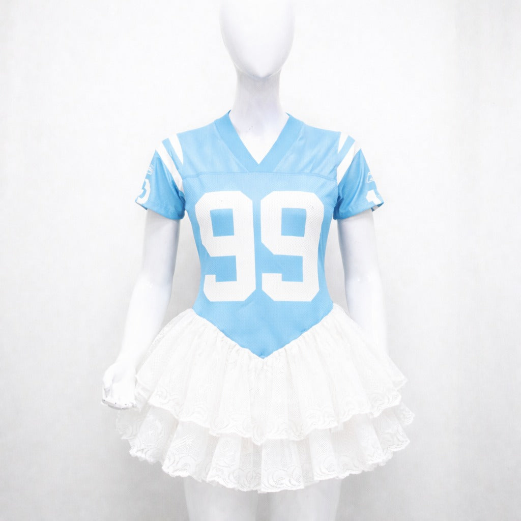 CR1274 Rework Jersey Tutu Dress – Sporty Ballet Mini (Number Print)