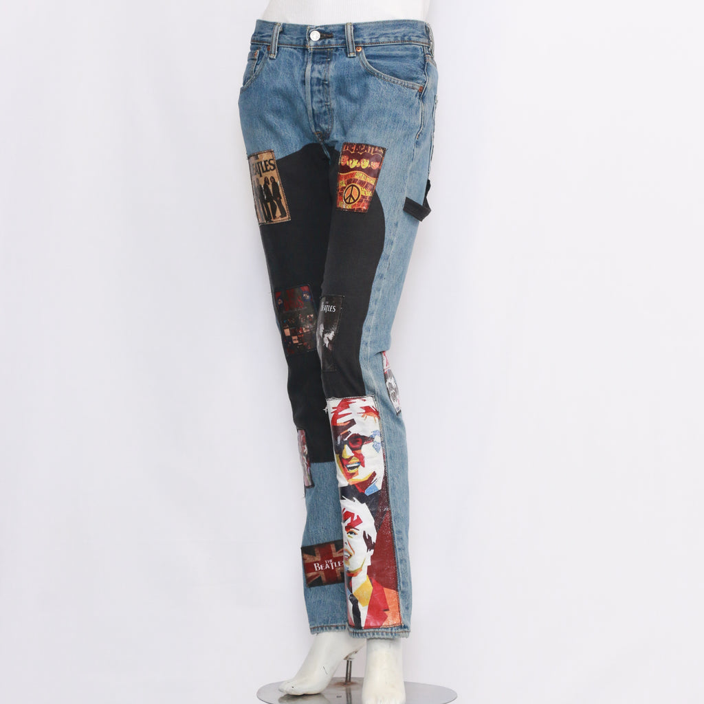 CR10 Levi's Music Patchwork Breathable Jeans