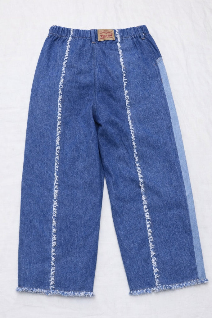CR1415 Rework Star Patch Denim Pants