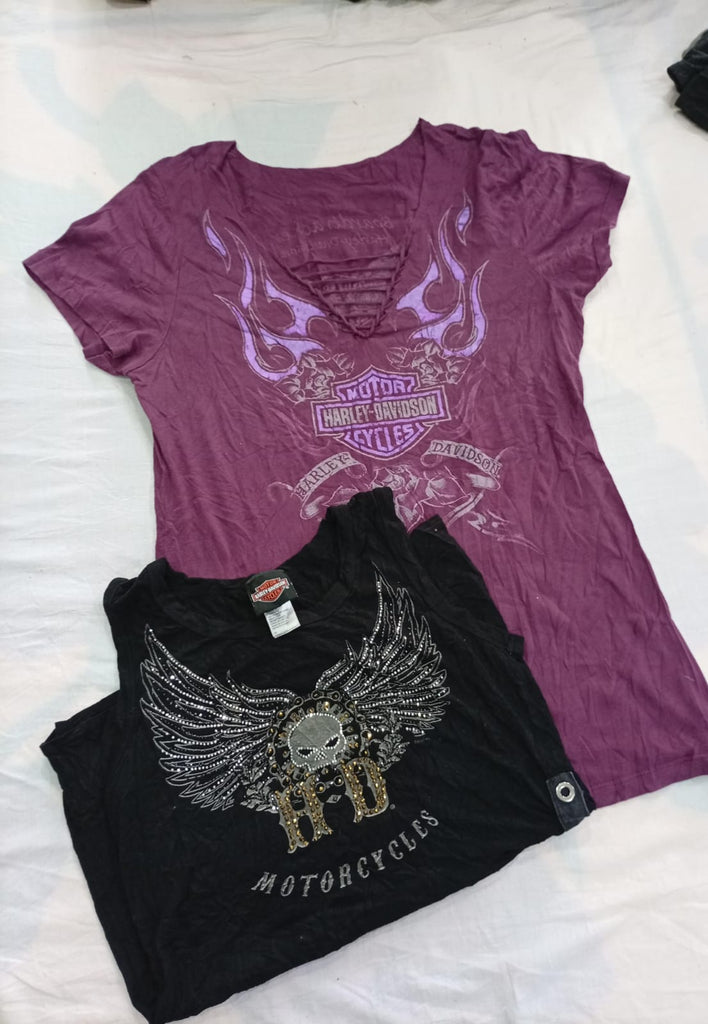 CR11327 Vintage Harley Baby Tees