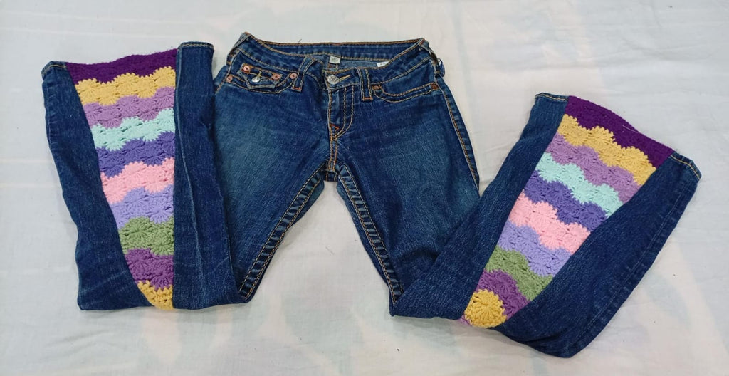 CR13181 Upcycled Mix Style Jeans