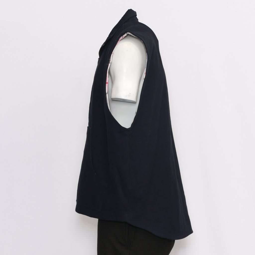 CR350 Reworked Carhartt Men's Sleeveless Denim Vests