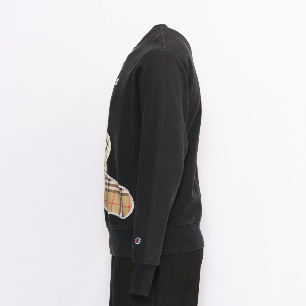 CR1042 Reworked Branded Sweatshirt With Dynamic Style Panel