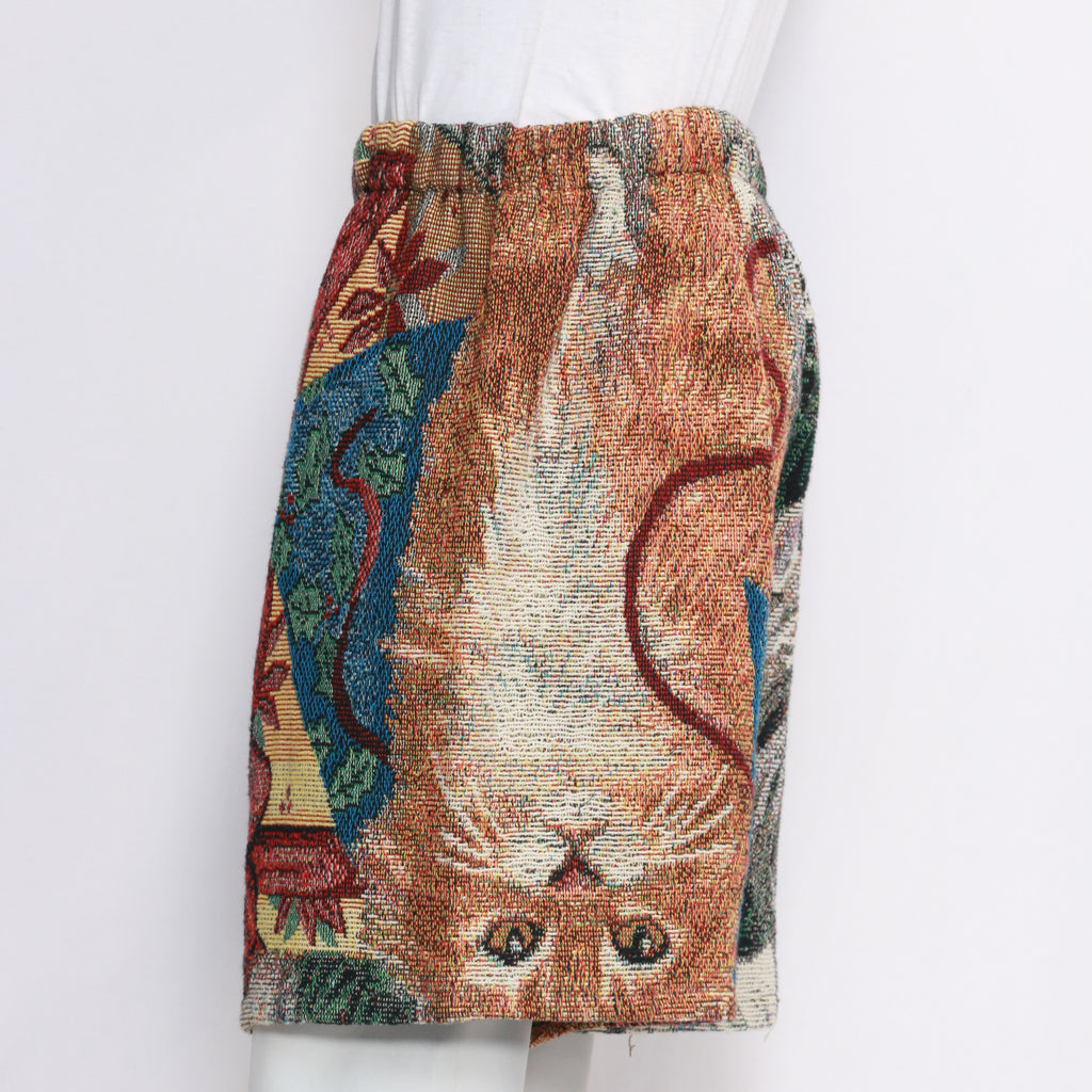 CR022 Stylish Reworked Fleece Blanket Shorts