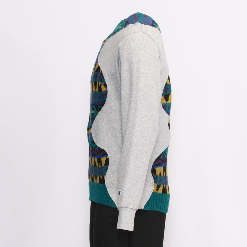 CR173 Reworked Men's Colorful Sweater Sweatshirt
