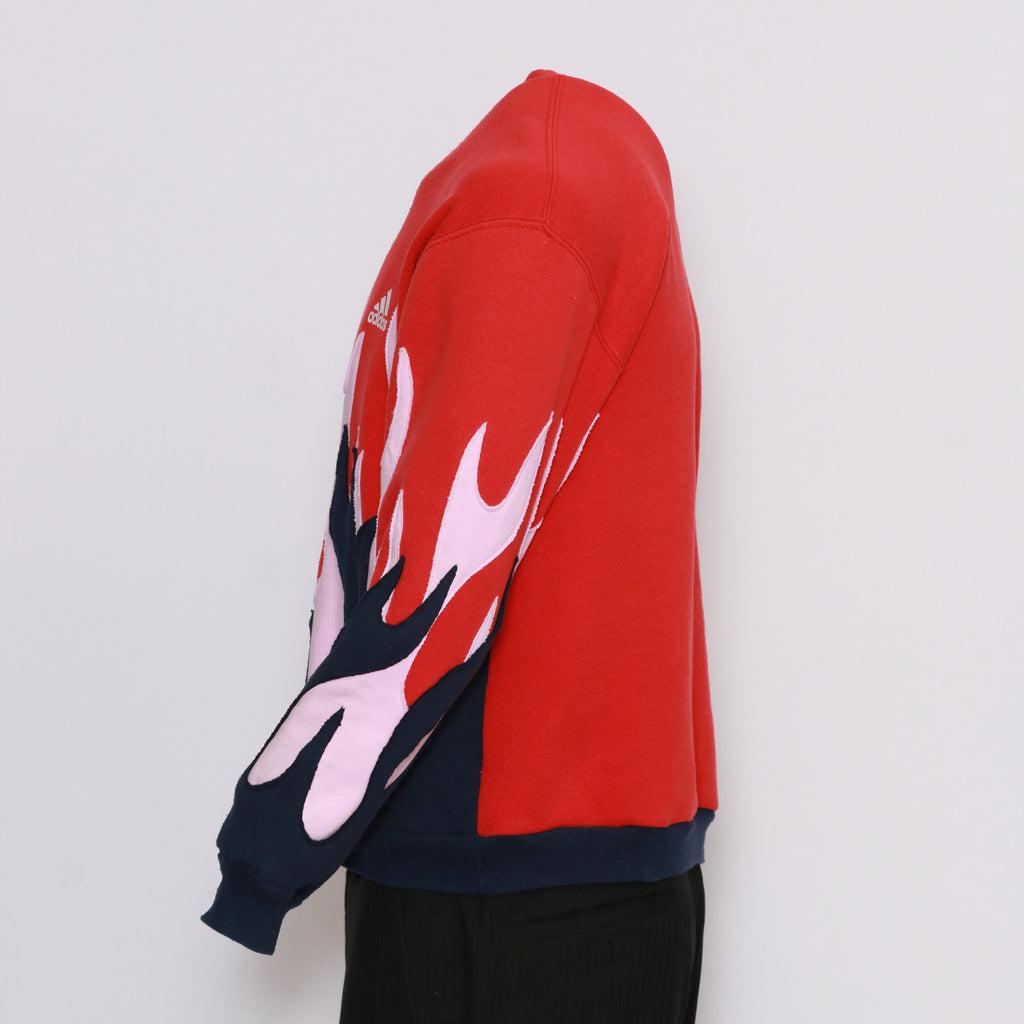 CR7163 Reworked Branded Grade A Flame Sweatshirt