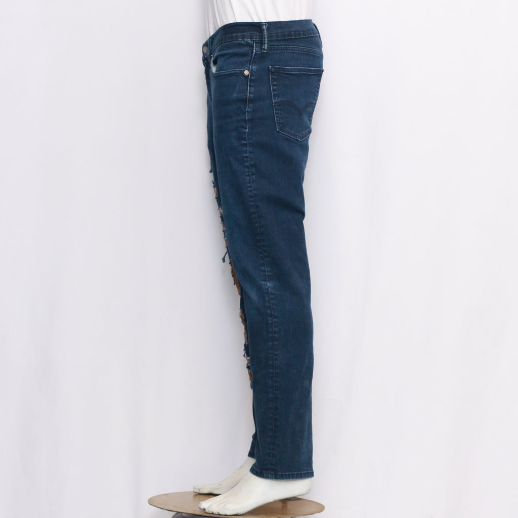CR066 Reworked Patchwork Denim Pants For Ladies