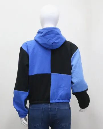 CR1352 Upcycled Colorblock Street Zip Hoodie