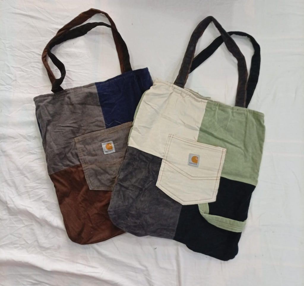 CR12760 Upcycled Carhartt Corduroy Bags