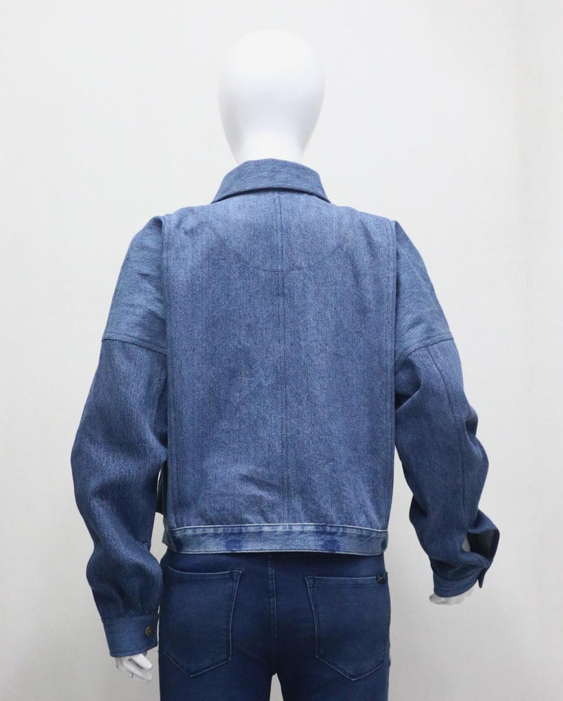 CR0126 Reworked Carhartt Cropped Denim Jacket