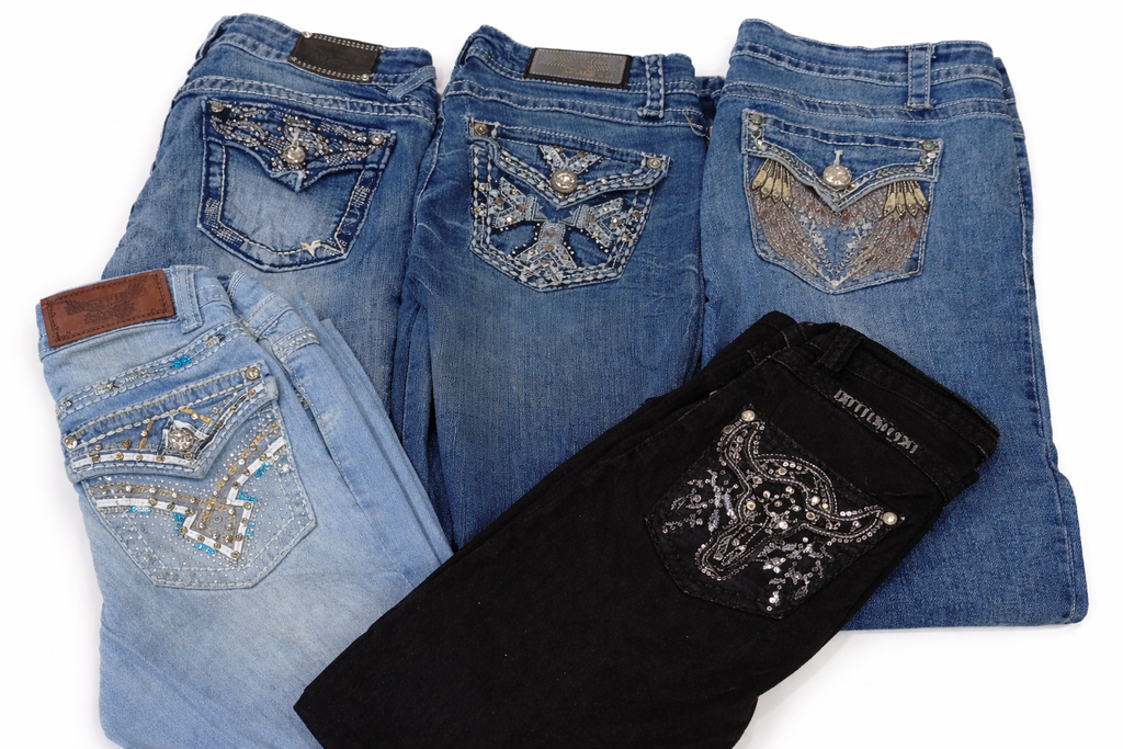 CR7223 Y2K Flare And Straight Jeans