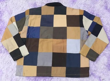 CR1455 Upcycled Patchwork Jacket