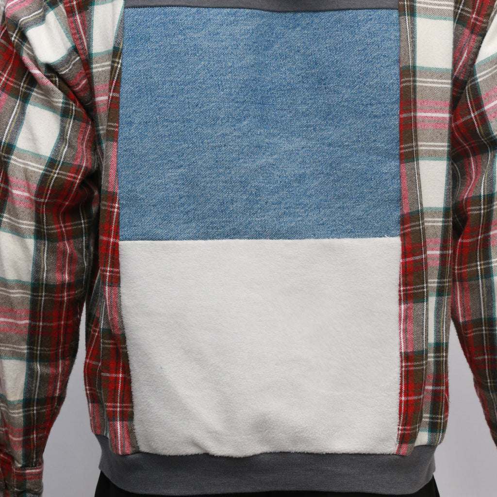 CR327 Men Reworked Purposeful Edge Carhartt Hood With Denim